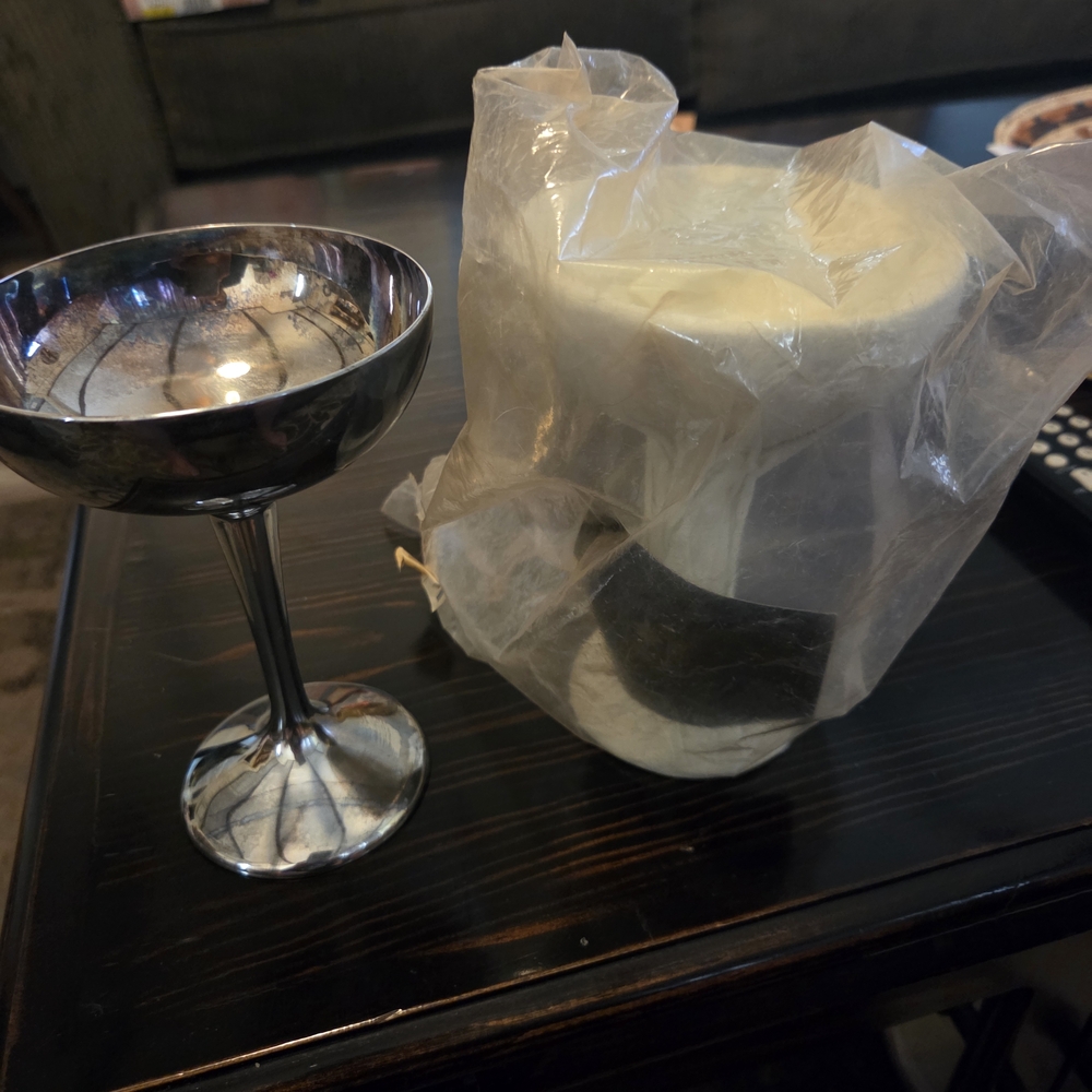 International Silver Company, 2 Vintage Silver Goblets